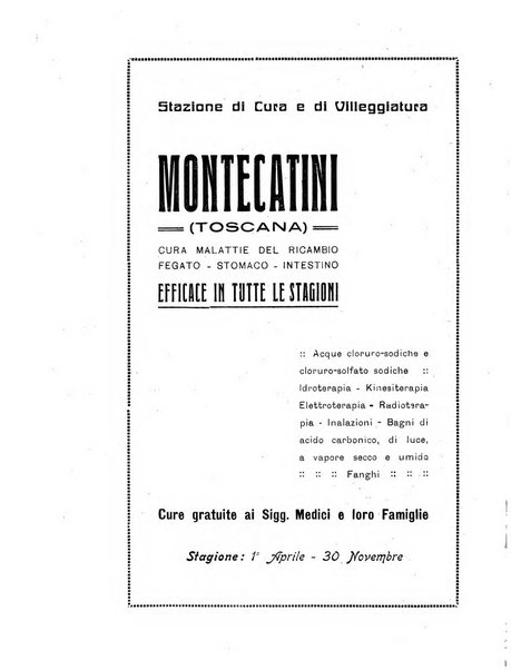 Rivista di idrologia, climatologia e terapia fisica periodico mensile dell'Associazione medica italiana di idrologia, climatologia e terapia fisica