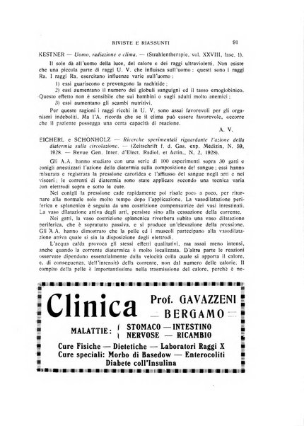 Rivista di idrologia, climatologia e terapia fisica periodico mensile dell'Associazione medica italiana di idrologia, climatologia e terapia fisica