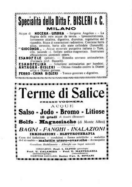 Rivista di idrologia, climatologia e terapia fisica periodico mensile dell'Associazione medica italiana di idrologia, climatologia e terapia fisica