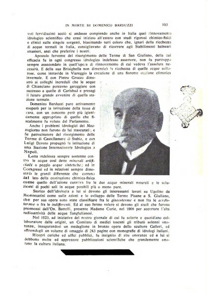 Rivista di idrologia, climatologia e terapia fisica periodico mensile dell'Associazione medica italiana di idrologia, climatologia e terapia fisica