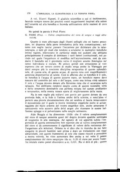 Rivista di idrologia, climatologia e terapia fisica periodico mensile dell'Associazione medica italiana di idrologia, climatologia e terapia fisica