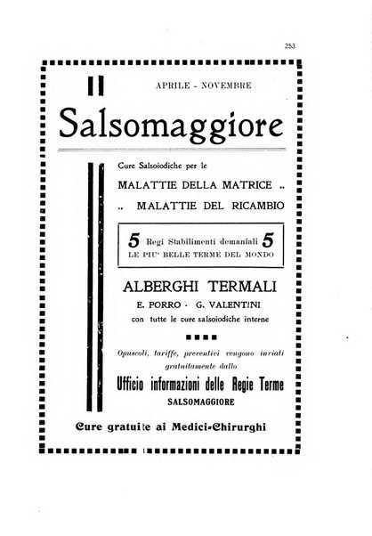 Rivista di idrologia, climatologia e terapia fisica periodico mensile dell'Associazione medica italiana di idrologia, climatologia e terapia fisica