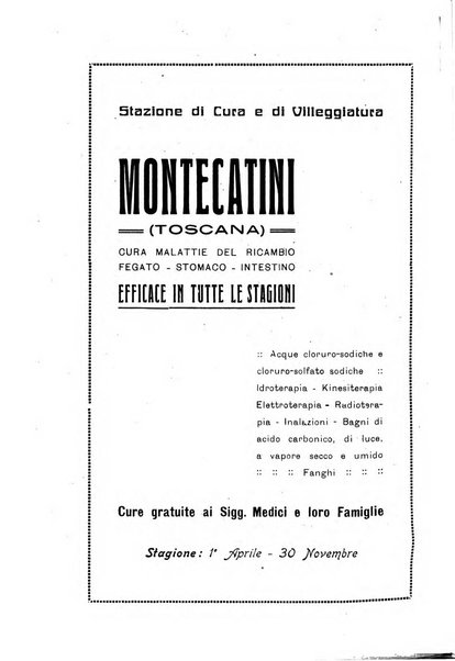 Rivista di idrologia, climatologia e terapia fisica periodico mensile dell'Associazione medica italiana di idrologia, climatologia e terapia fisica