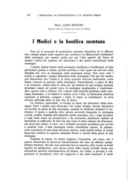 Rivista di idrologia, climatologia e terapia fisica periodico mensile dell'Associazione medica italiana di idrologia, climatologia e terapia fisica