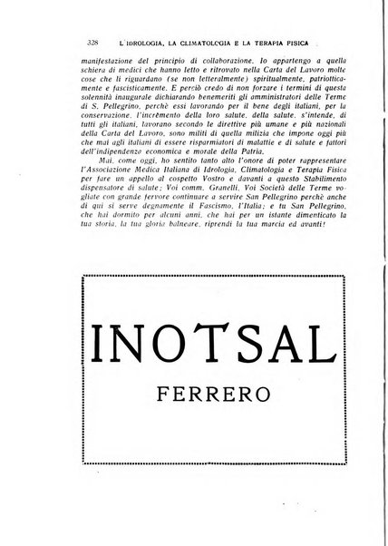 Rivista di idrologia, climatologia e terapia fisica periodico mensile dell'Associazione medica italiana di idrologia, climatologia e terapia fisica