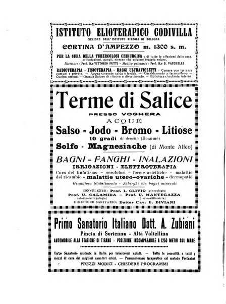 Rivista di idrologia, climatologia e terapia fisica periodico mensile dell'Associazione medica italiana di idrologia, climatologia e terapia fisica