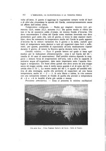 Rivista di idrologia, climatologia e terapia fisica periodico mensile dell'Associazione medica italiana di idrologia, climatologia e terapia fisica