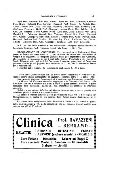 Rivista di idrologia, climatologia e terapia fisica periodico mensile dell'Associazione medica italiana di idrologia, climatologia e terapia fisica