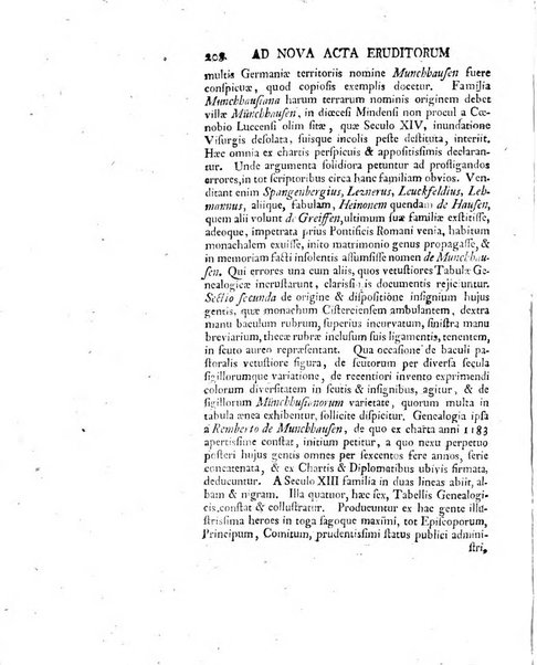Ad nova acta eruditorum, quae Lipsiae publicantur, supplementa