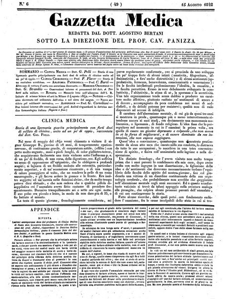 Gazzetta medica di Milano