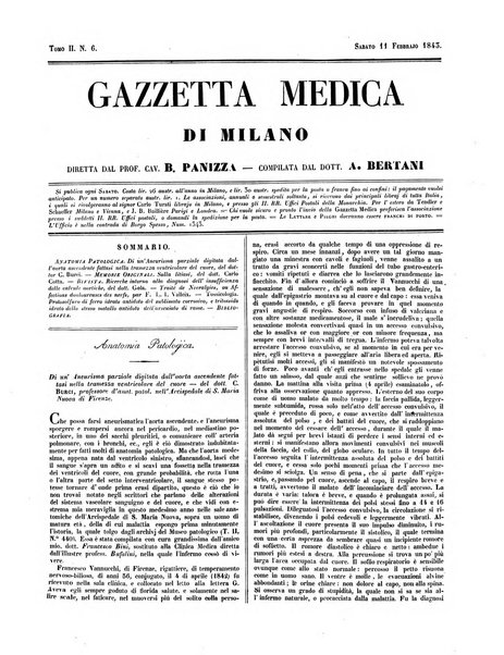 Gazzetta medica di Milano