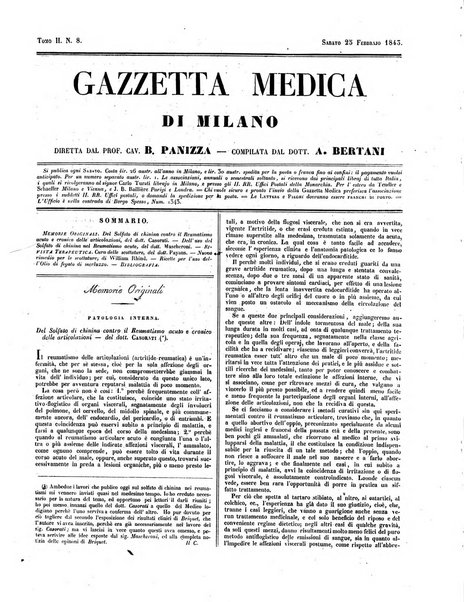 Gazzetta medica di Milano