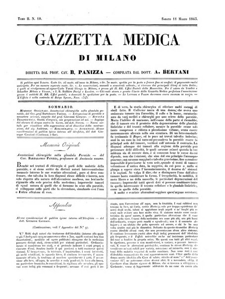 Gazzetta medica di Milano