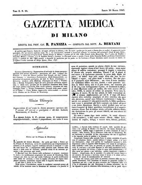 Gazzetta medica di Milano