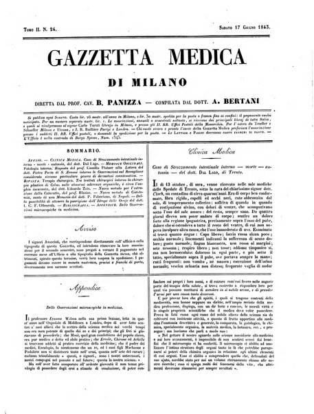 Gazzetta medica di Milano