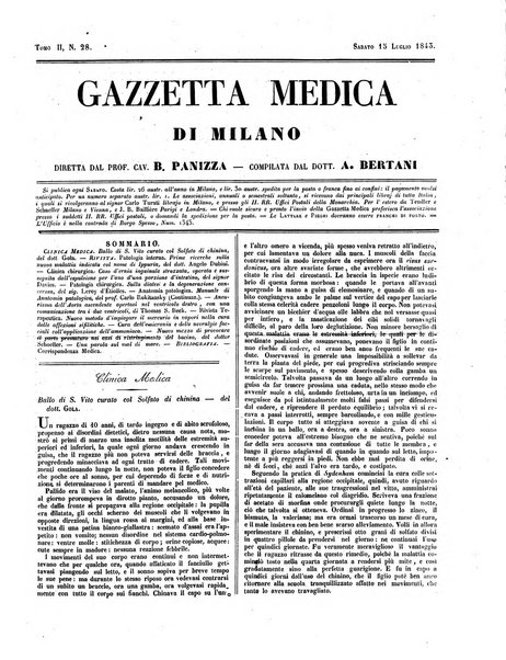 Gazzetta medica di Milano