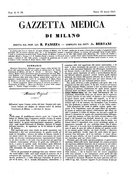 Gazzetta medica di Milano