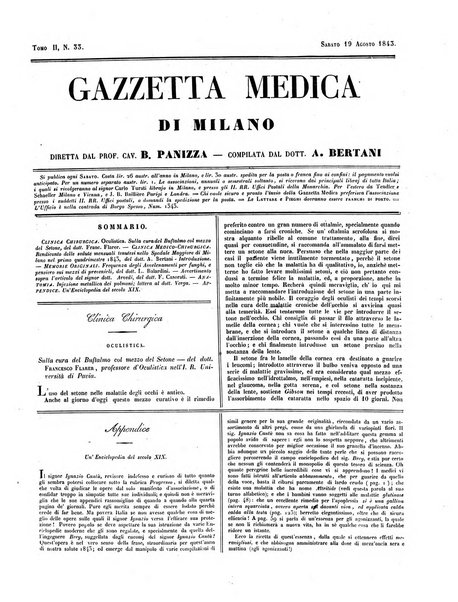 Gazzetta medica di Milano