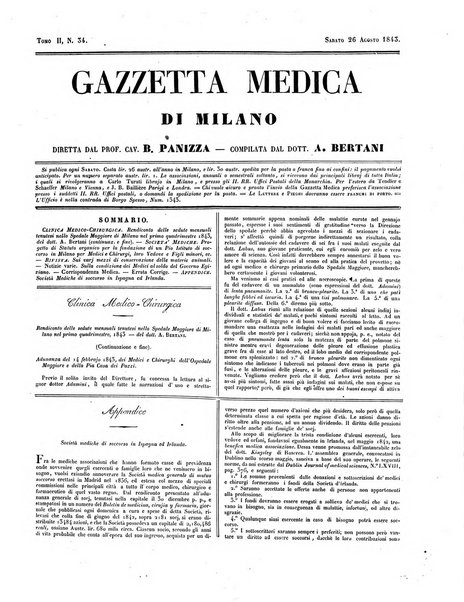 Gazzetta medica di Milano