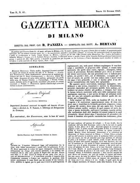 Gazzetta medica di Milano