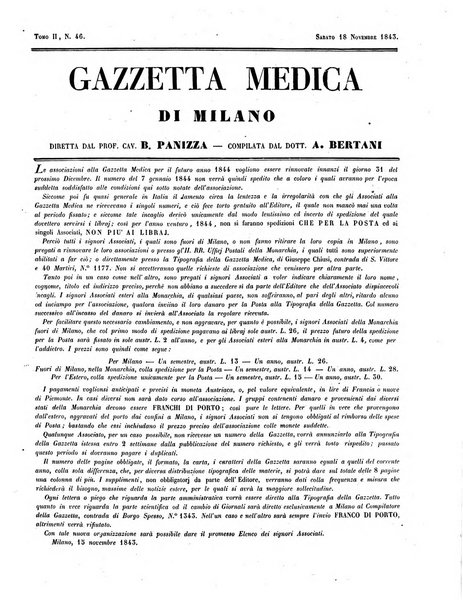 Gazzetta medica di Milano