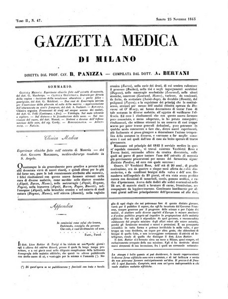 Gazzetta medica di Milano