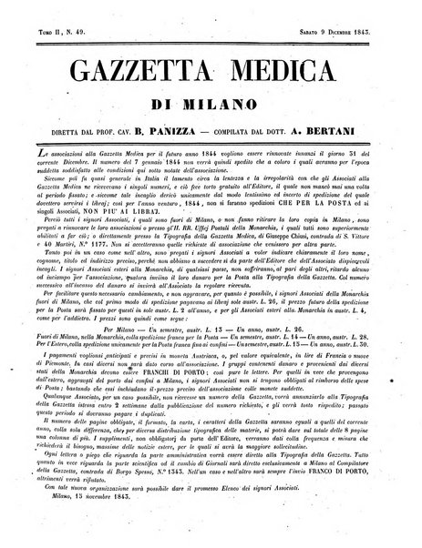 Gazzetta medica di Milano