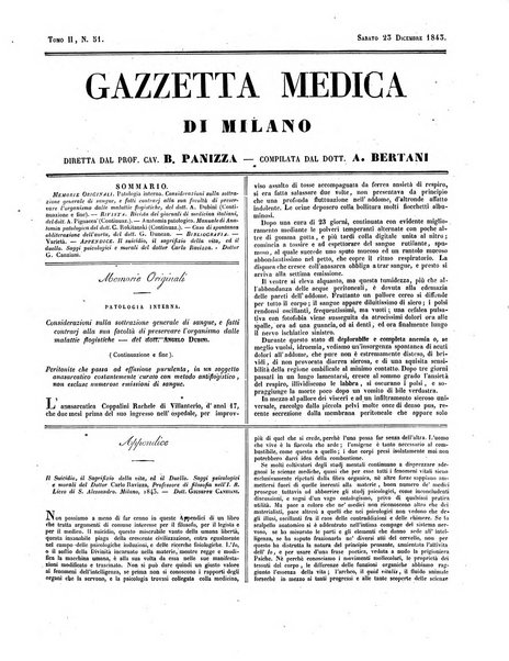 Gazzetta medica di Milano