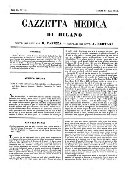 Gazzetta medica di Milano