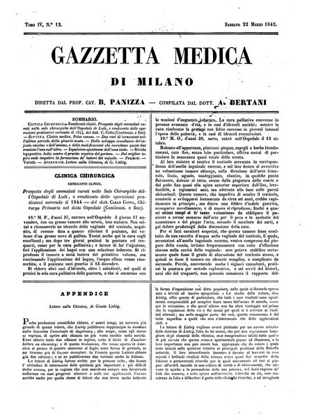 Gazzetta medica di Milano