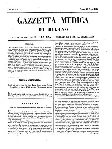 Gazzetta medica di Milano