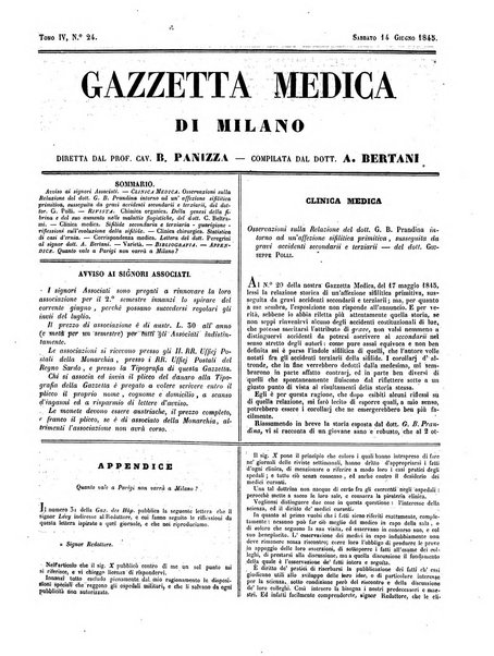 Gazzetta medica di Milano