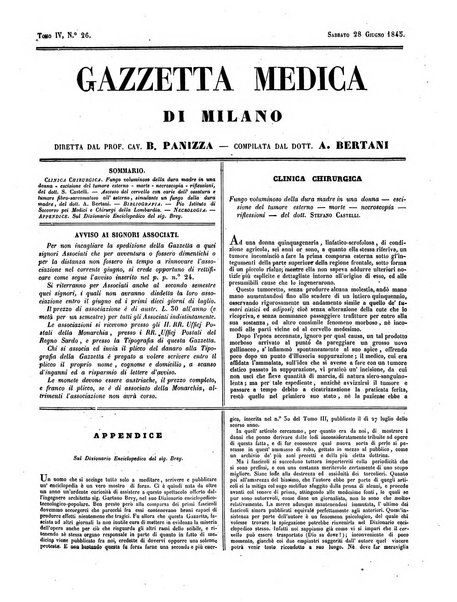 Gazzetta medica di Milano