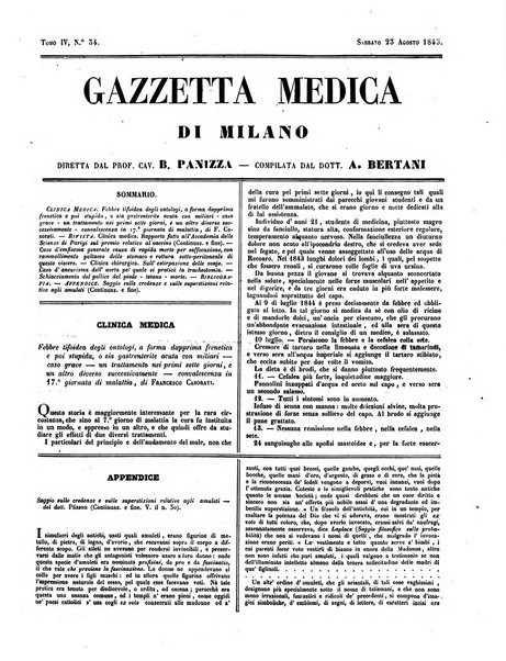 Gazzetta medica di Milano