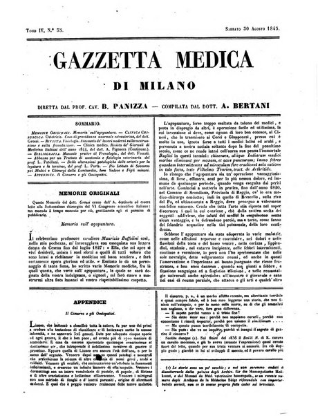 Gazzetta medica di Milano