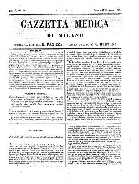 Gazzetta medica di Milano