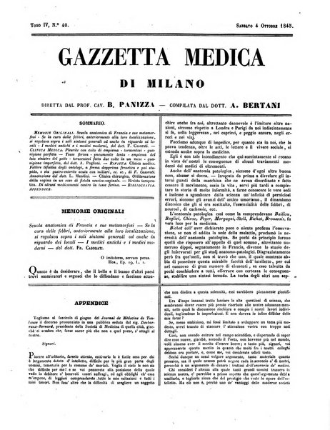 Gazzetta medica di Milano