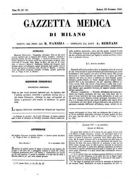 Gazzetta medica di Milano