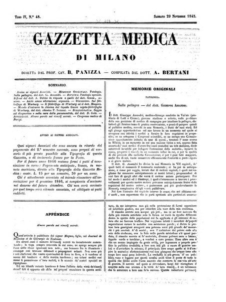 Gazzetta medica di Milano