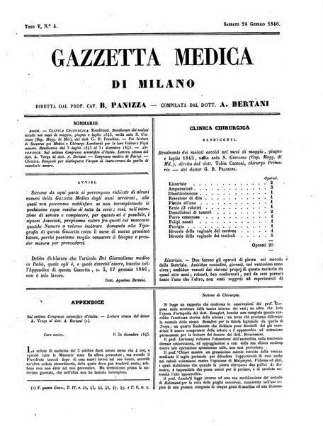 Gazzetta medica di Milano