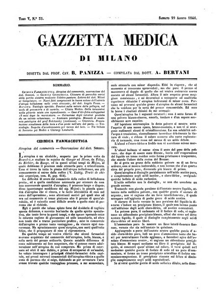 Gazzetta medica di Milano