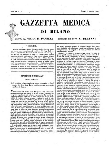 Gazzetta medica di Milano