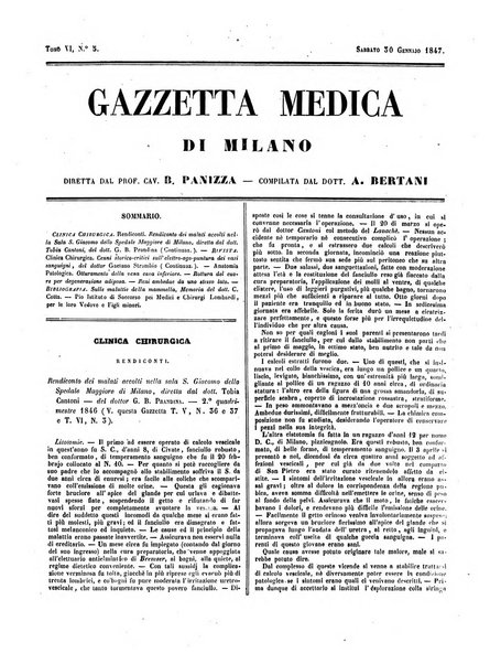 Gazzetta medica di Milano