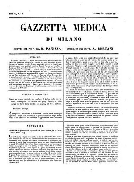 Gazzetta medica di Milano