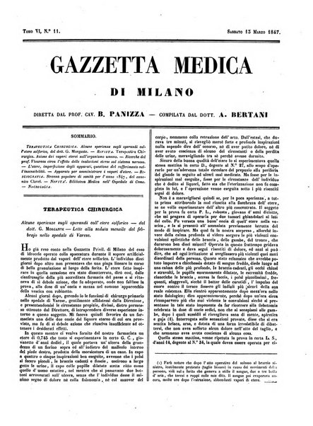 Gazzetta medica di Milano