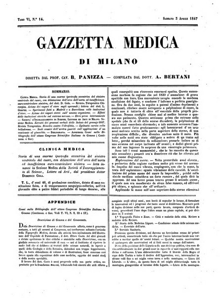 Gazzetta medica di Milano