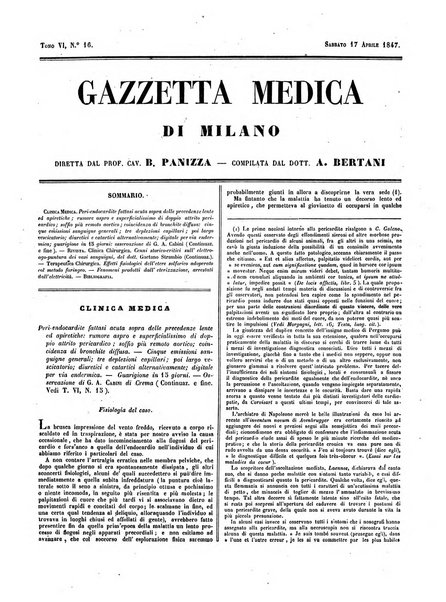 Gazzetta medica di Milano