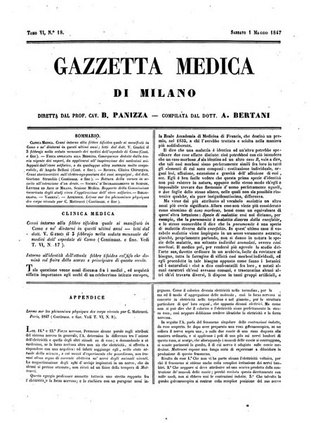 Gazzetta medica di Milano