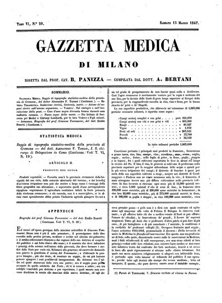 Gazzetta medica di Milano