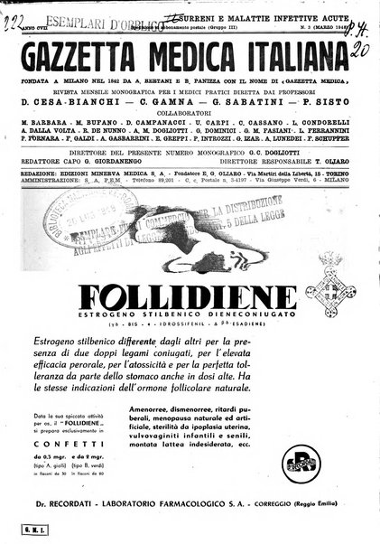 Gazzetta medica lombarda